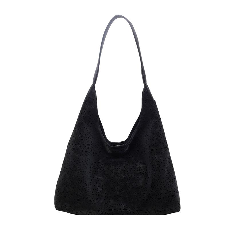 Oxford Solid Color Women's Handbags Large Capacity Hollow Out Women's Bags  Sale 2026 New Autumn Fashi Shoulder Bag