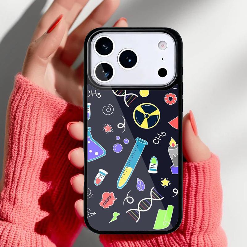 Biology and Chemistry Phone Case for iPhone 17 16 15 14 13 Pro Max Back Cover for 12 11 Pro Coque