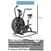 Xin Zhen Smart Wind Resistance Exercise Bike CN Plug (adapter Included)