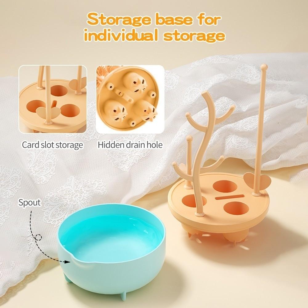 Long Handle Bottle Cleaning Brush Soft Head Water Bottle Cleaner Baby Bottle Cleaner Set Baby