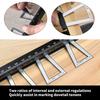 28pcs Adjustable Dovetails Marking Gauges Set Dovetails Template with Metric & Inches  scale  for Woodworking Projects
