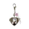 Heart-Shaped Bag Charm Pendant Lightweight Makeup Mirror Accessories  Bag Decoration