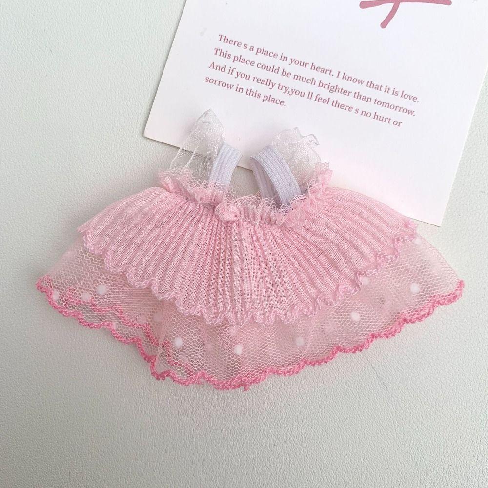 Cotton Princess Dress Plush Dolls Clothes for 15cm Cotton Doll/EXO Idol Dolls Clothes Decoration