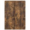 Wall Cabinet Smoked Oak 66 x 34.5 x 90 cm Engineered Wood