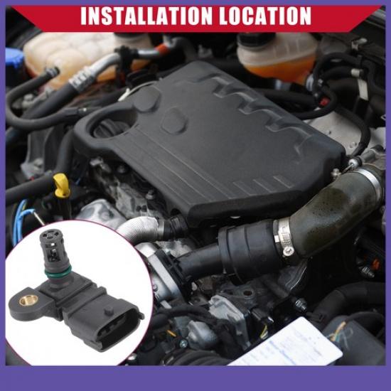 Manifold Absolute Pressure Sensor Single  For Dodge Challenger 2015-2017