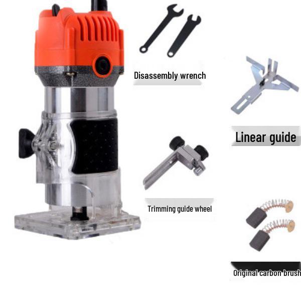 

Деревообрабатывающий многофункциональный кромочный станок: Электрический гравер по дереву и инструмент для прорезки пазов (220 В / 110 В)