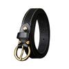 Women's Thin Belt Fashion Retro Trend Decorative Brass Buckle Pure Cowhide Jeans Belt Hot Wholesale