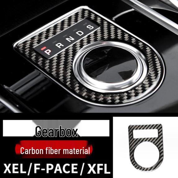 Jaguar F-PACE Carbon Fiber Interior Console & Cup Holder Decorative Sticker