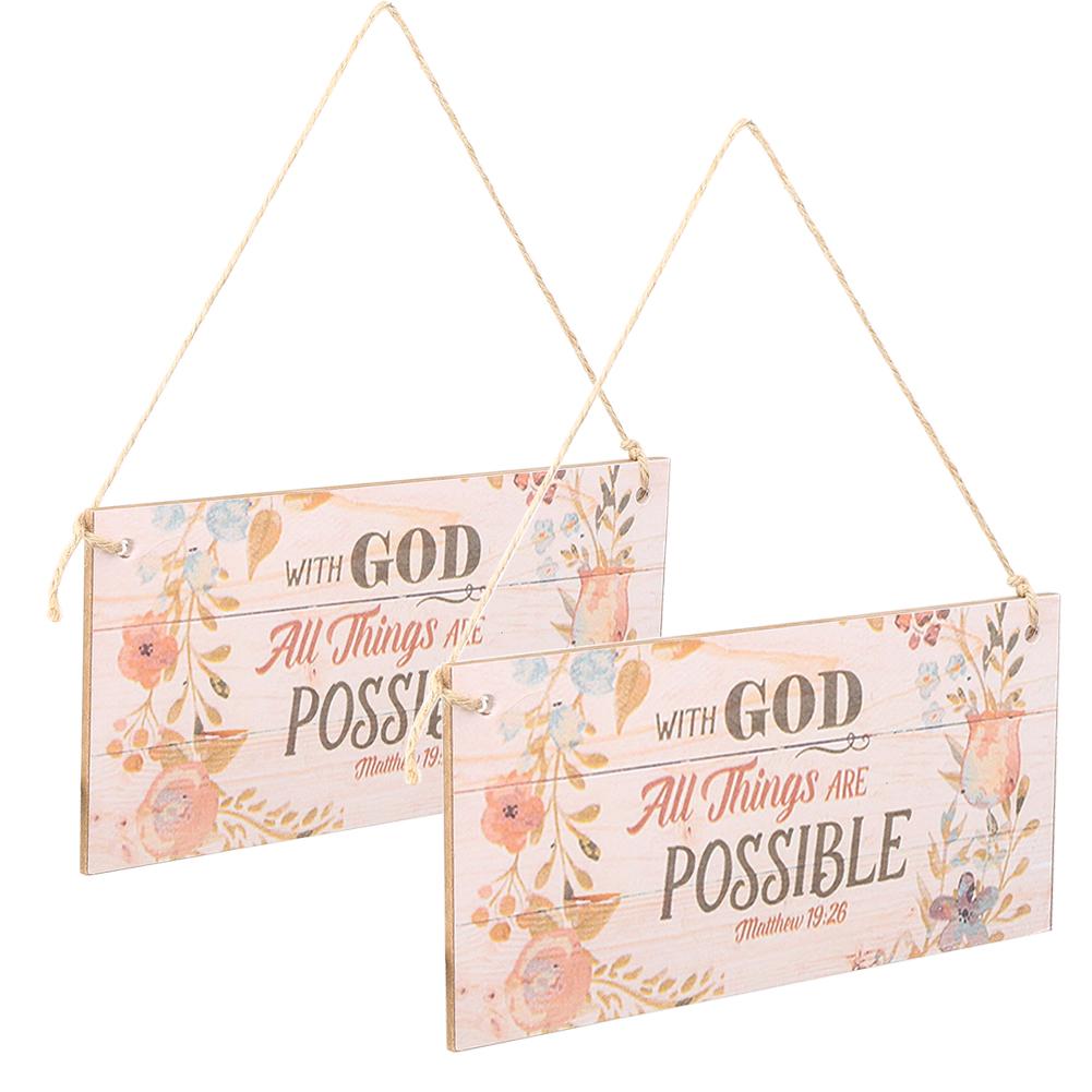 2 Stück Innovative Hölzerne Geschenk Hängeplakette Anhänger für Laden Festliche Dekoration