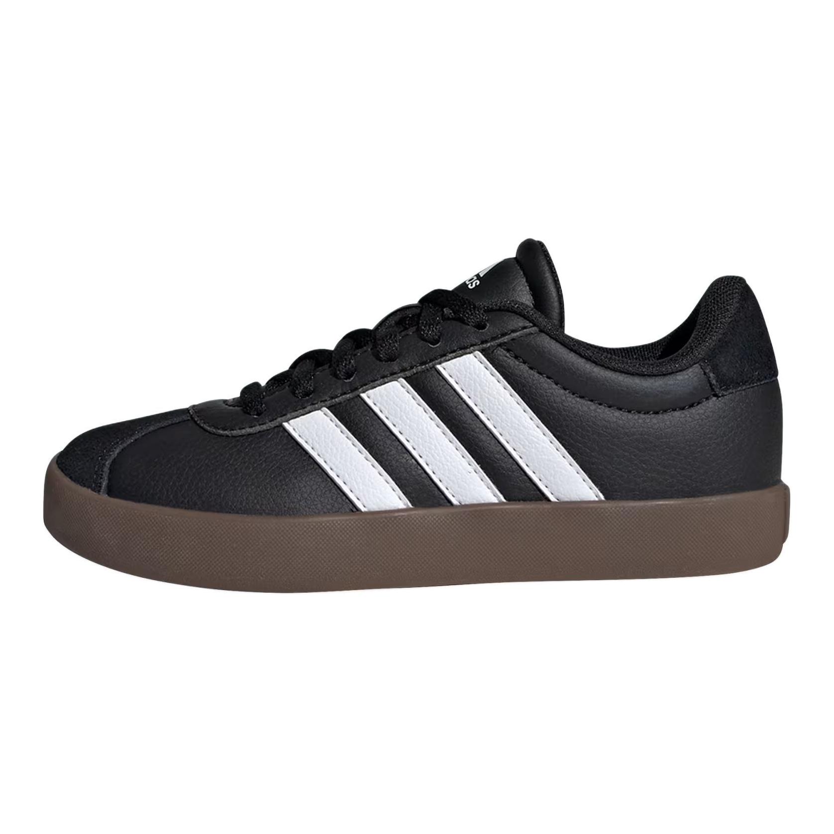 

Adidas VL Court 3.0 K Black White Gum Kids Sneakers Core-Black Cloud-White IE3630 38