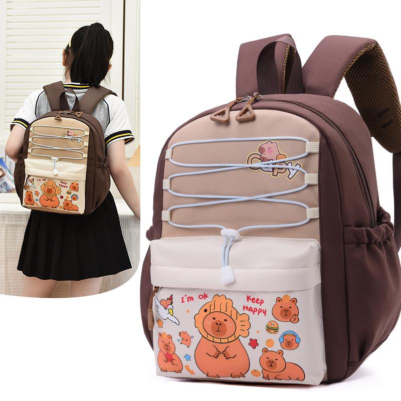 School bag Children's bag Kapibara small and medium class backpack 3-6 years old Children school boys and girls