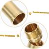 Buse / tête de fontaine filetée en cuivre pour bassin – fixation, alimentation électrique
