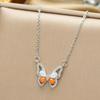 Titanium Steel Non-fading Necklace - European & American Style, Light Luxury, Versatile Korean Fashion, Perfect for Women and Girlfriend Gifts.