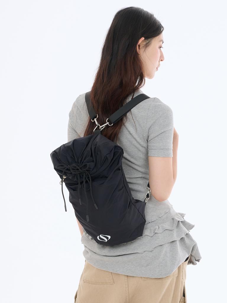 Salbol 502 Lip Light String Backpack [Black]