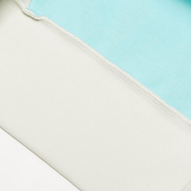 Puma Color Block Hooded Sweatshirt Women Tops Aruba-Blue 532184-33