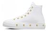 Chuck Taylor All Star Wmns Plateforme à Plateforme Cloutée 'Blanc Or' Femme A06787C