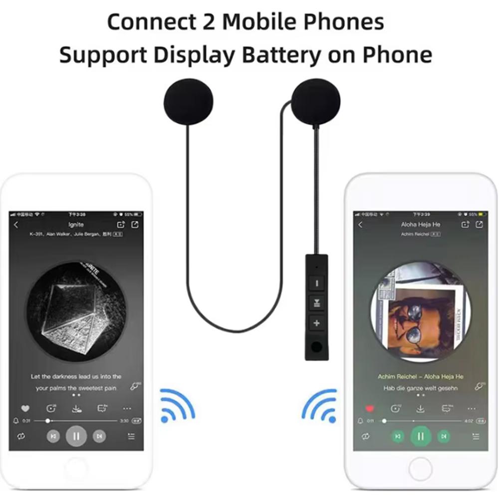 BT11 Motorcycle Helmet Headset Bluetooth 5.0 Wireless Riding Headphone Anti-interference Motorbike Handsfree Waterproof Speaker