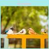 Handcrafted Wooden Bird Decor With Natureinspired Design For Home Office Tabletop Ornament