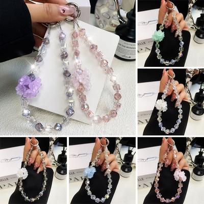 Anti-Lost Phone Hand Rope Hand-beaded Bag Pendant Creative Mobile Phone Lanyard Strap