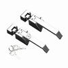 Cold Storage Door Closer Door Closer Handle Industrial Vacuum Tight Zinc Alloy Consistent Cold Environment Note
