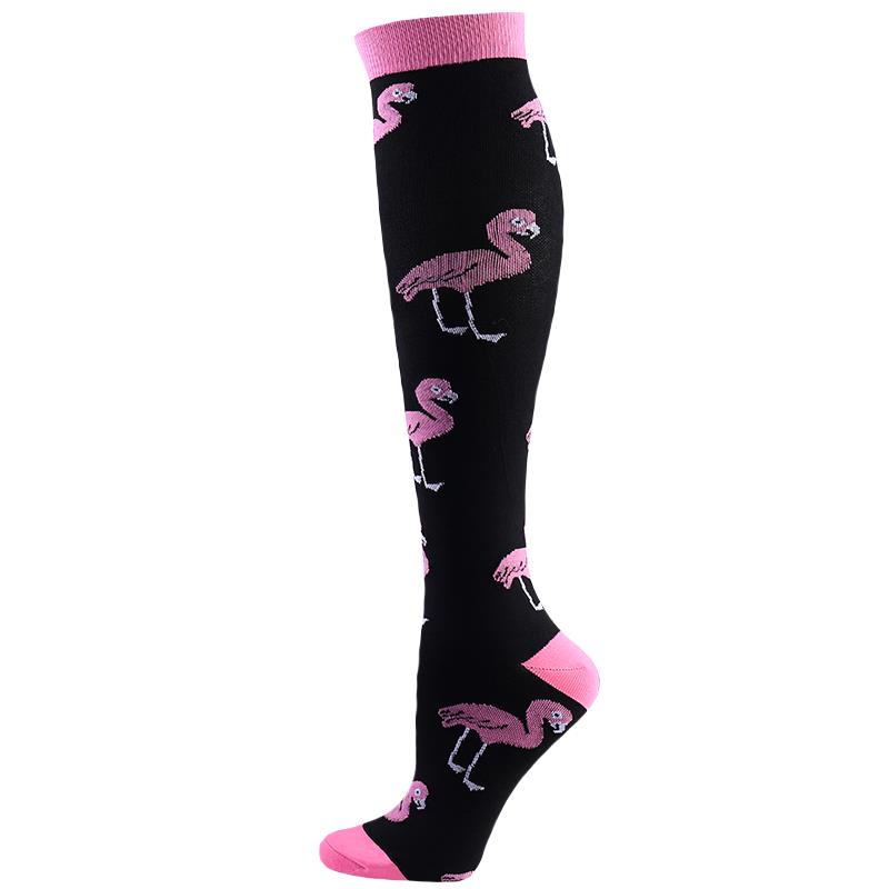 Low Price Clearance Running Men Compression Socks Funny Animal Pattern Sports Tube Outdoor Hiking Pressure Knee High Stockings
