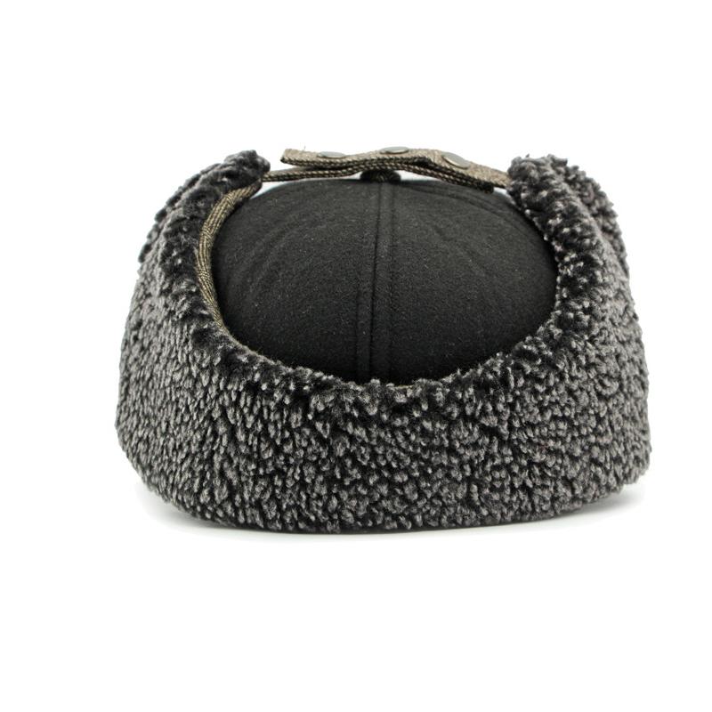 Men's Winter Ear Protection Warm Cap Men's Velvet Thick Warm Cotton Cap Windproof Coldproof Baseball Cap