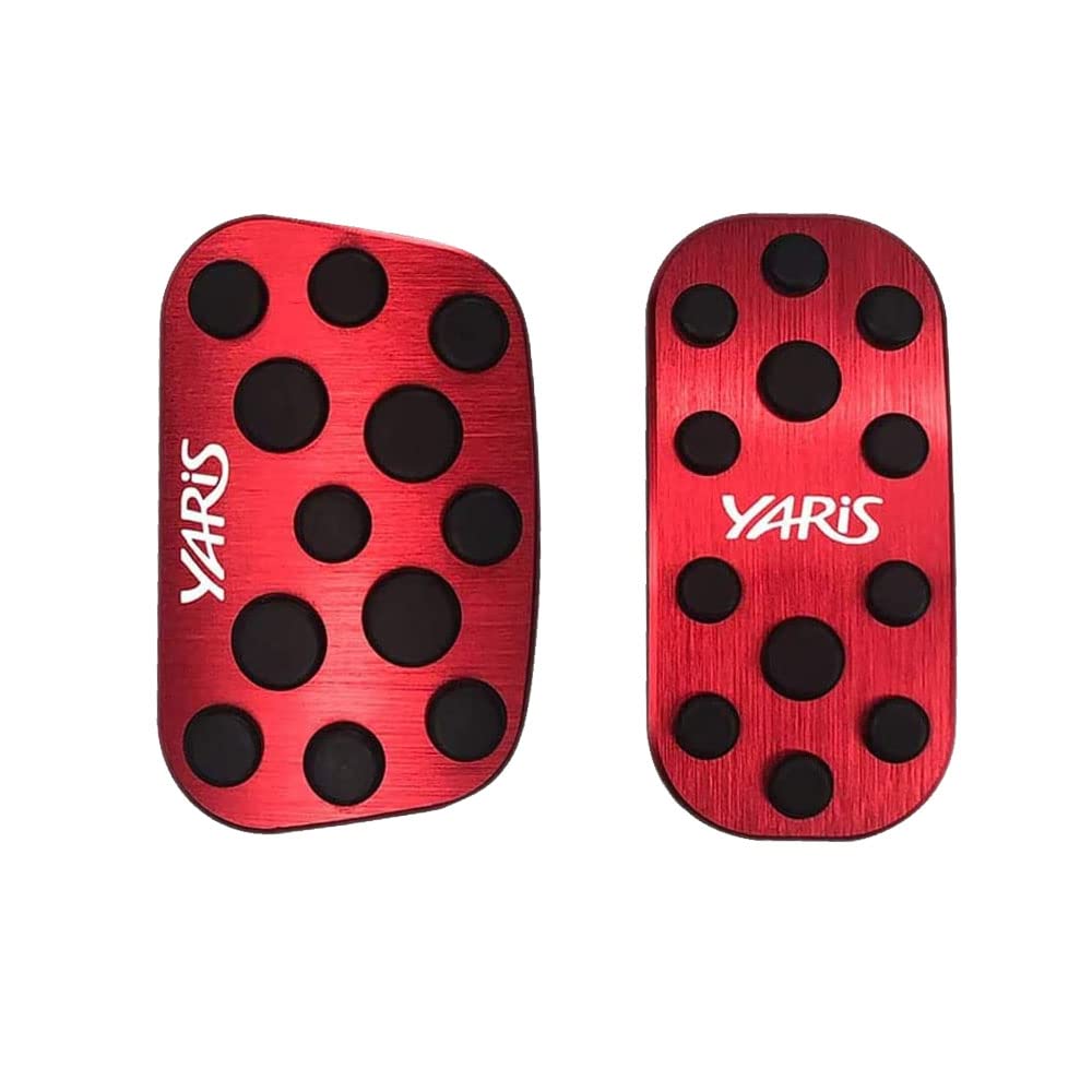 

BOYOUS Новый Yaris Yaris Cross 10 Серии Алюминиевая Педаль Газа Тормоза Накладка Не Требуются Инструменты Резиновая Накладка YARIS CROSS Кастомные Детали для Тюнинга