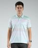 Luxuria Men's Striped Collar Neck T-Shirt