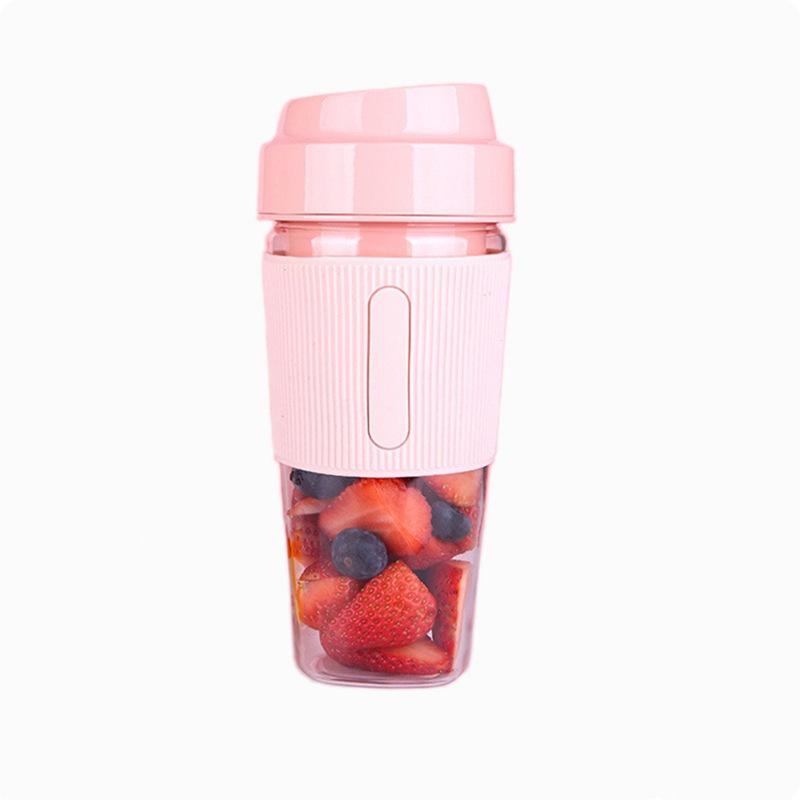 Portable USB Rechargeable Mini Juicer - Multifunctional Electric Juicing Cup with Gift Option 4-blade