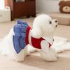 Pet clothes college pleated skirt teddy bear small medium dog couple clothes autumn and winter dog clothes