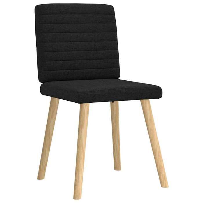 VidaXL Dining Chairs Set of 6 Black Fabric 3315546