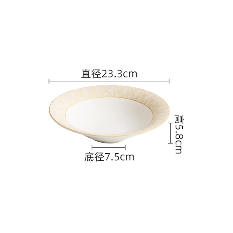 

Креативная керамическая миска, легкая, роскошная, глубокая, салатница, миска для десерта, миски для закусок, толстые миски для супа, рекомендуемая посуда для отеля