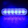 6LED Car Warning Light Grill Emergency Police Lights 12V 12LED Constant Warning Light Trailer Rear Side Warning Lamp Assembly