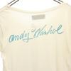 Andy Warhol made in Japan Print Short sleeve T-shirt FREE Beige Women Used