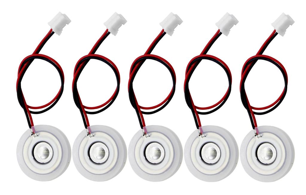 Audiophile Ultrasonic Mist Maker Humidifier Module Repair Replacement Set with 20mm Spray Diameter and 16cm Cable 5-Piece