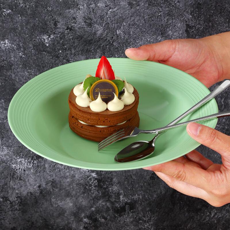 ZISIZ Nordic Style 3-Compartment Plastic Serving Plate