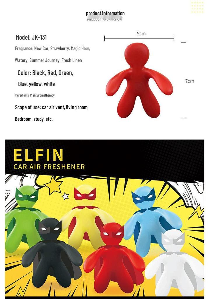 Creative Aromatherapy Car Vent Figure - Solid Fragrance