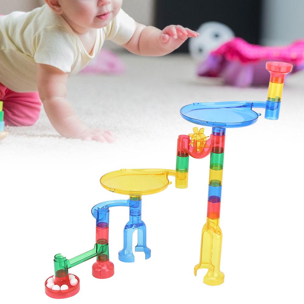 Bauen Kinder Kind Murmelbahn Lauf Labyrinth Bahn Bausteine Lernspielzeug