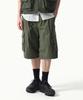 [City Leisure] Cn Belted Multi-Pocket Cargo Bermuda Pants [Khaki]