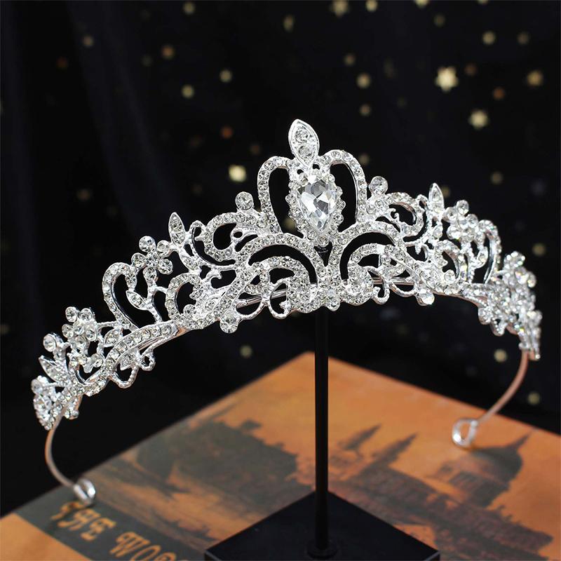 Crowns And Tiaras With Comb Headband For Girl Women Princess Birthday Party Wedding Prom Bridal Christmas Party Gifts