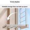 Folding Drying Rack Wall Mounted Drying Clip Windproof Sock Folding Clothes Dryer Racks Hanger Household Clothes Clotheslines
