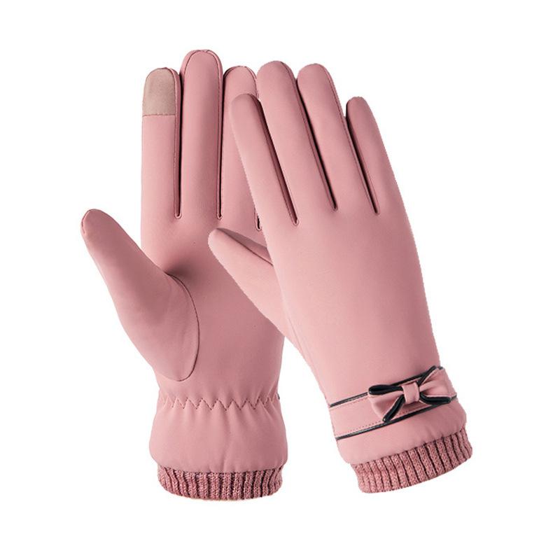 Super Value Popular Winter Women's Skin Feel Fabric Windproof Driving Mountain Climbing Hot Selling Popular Affordable Gloves