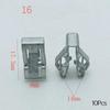 10 Pcs Universal Auto Front Console Dash Dashboard Retainer Rivet Fastener U Type Clips For All Cars Panel Trim Metal Clip