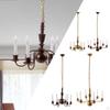 1:87 HO Scale Ceiling Pendant Light 6 Lights Hanging Chandelier 3 Architecture Model