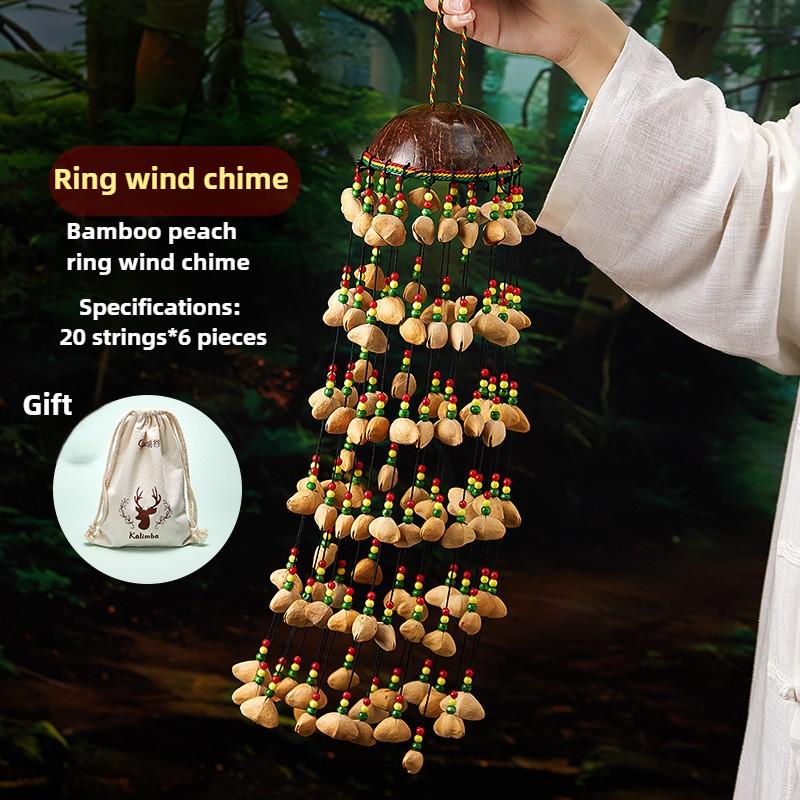 Handgefertigte Dola Muschel Handglocke Rassel Heilende Windglocke Natürliche Klangtherapie Musik Handglocken Musikalische Perkussionsinstrumente