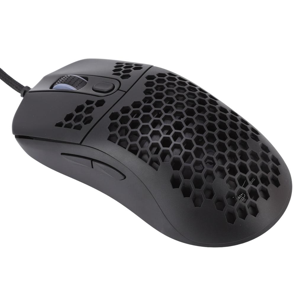 RGB Mouse Cellular Hollow Design Lightweight Wired Backlight 12000DPI 6 Level Regulable Type C Gaming Mouse for Tablets