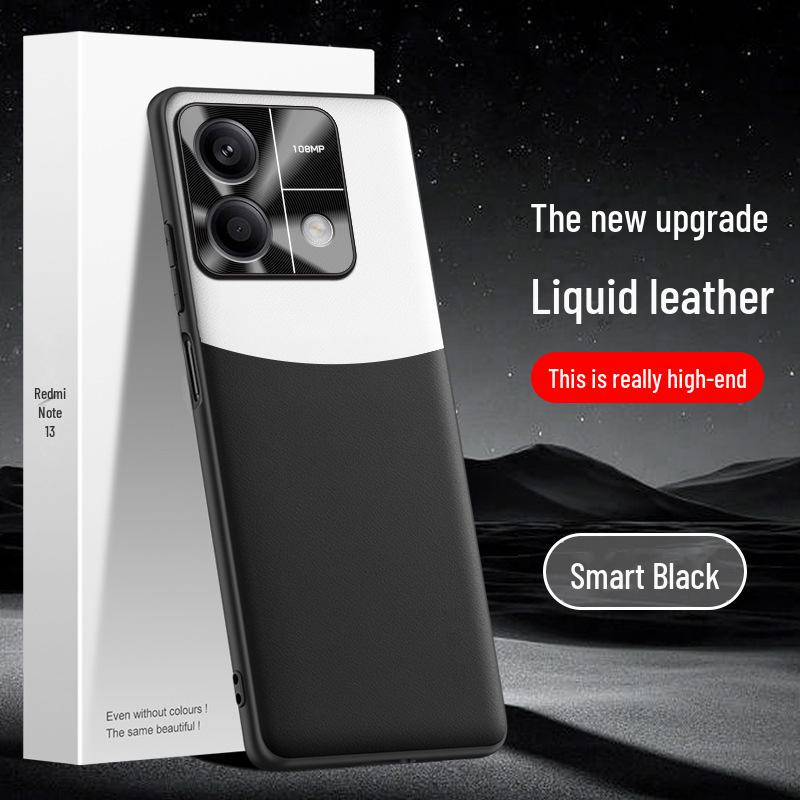 

Чехол из жидкой кожи для Redmi Note 13 — защитный чехол от падения и загрязнения. Получите свое сейчас! Redmi Note 13