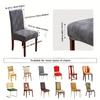 Waterproof Chair Covers for Dining Room, Stretch Jacquard Dining Chair Slipcovers Removable Washable Chair Protector for Kitchen, Hotel, Restaurant