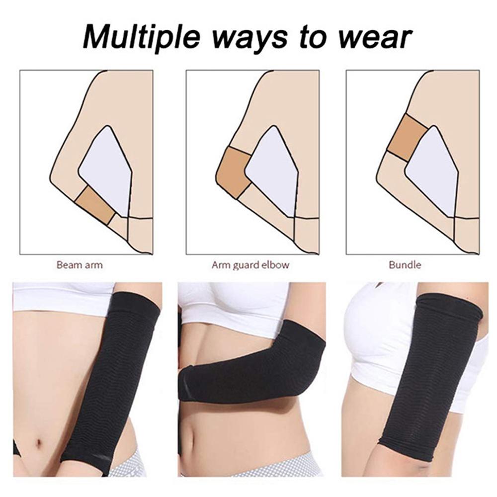 Knitted Arm Sleeve for Shaping and Beauty, Elastic Contraction and Auxiliary Compression Arm Sleeve