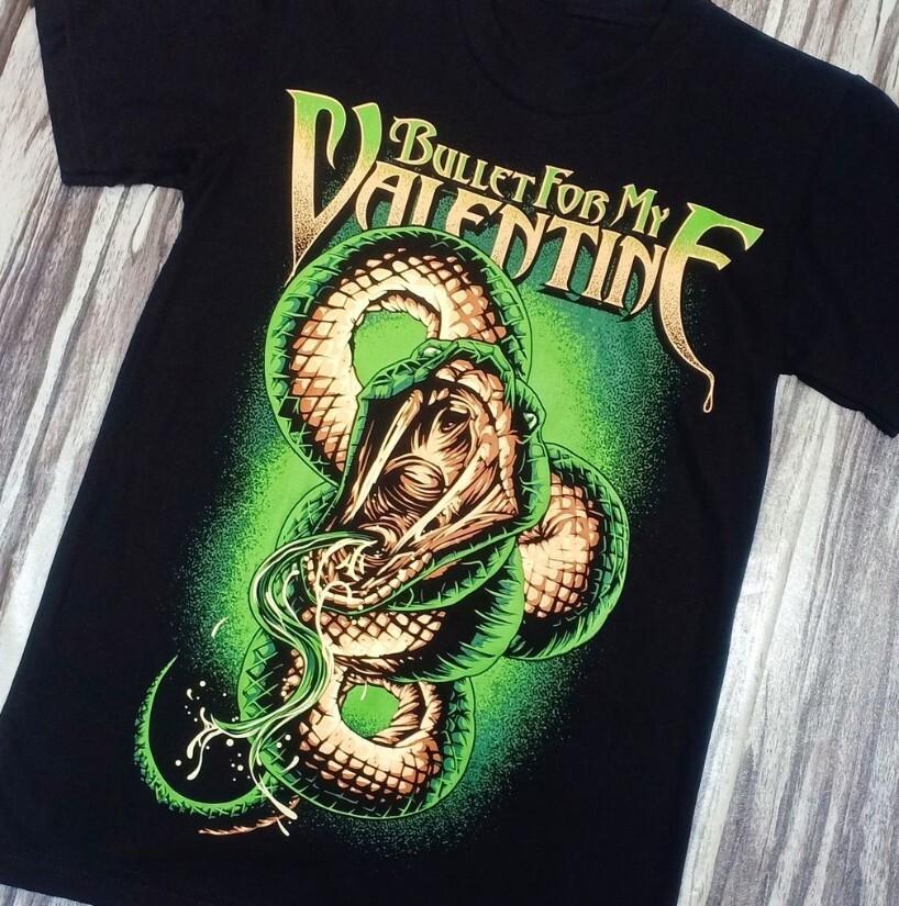 Vtg Bullet For My Valentine Band Cotton Black Full Size Unisex Shirt BL077 M